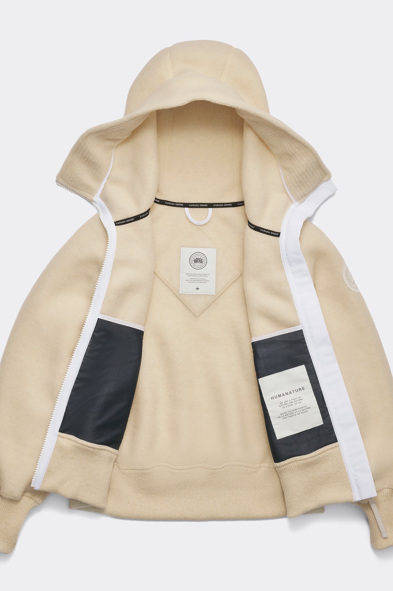 Chilliwack Bomber Kind Fleece HUMANATURE (Women) - Linen - Image 8