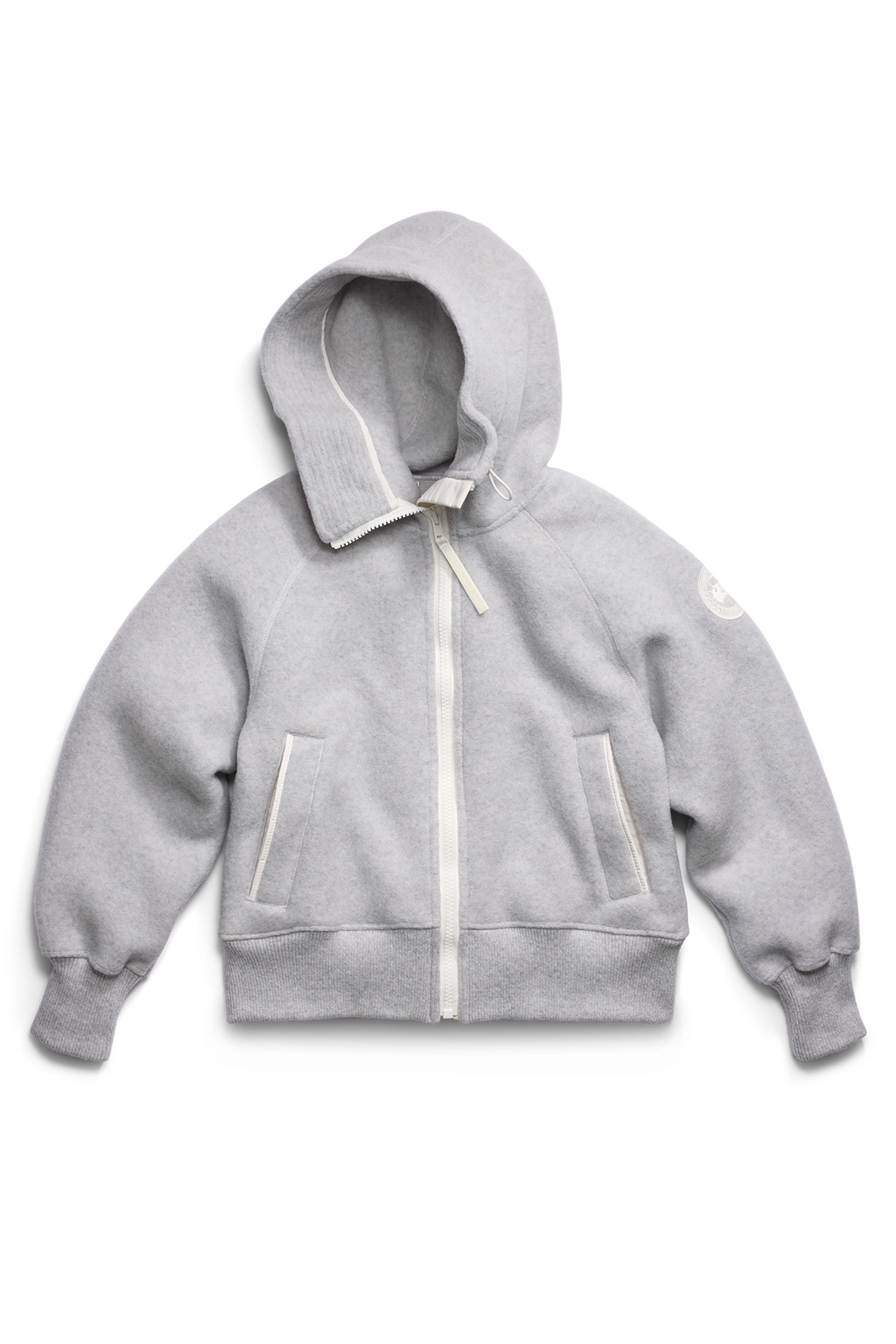 Chilliwack Bomber Kind Fleece White Label - Silverbirch Heather - Image 5