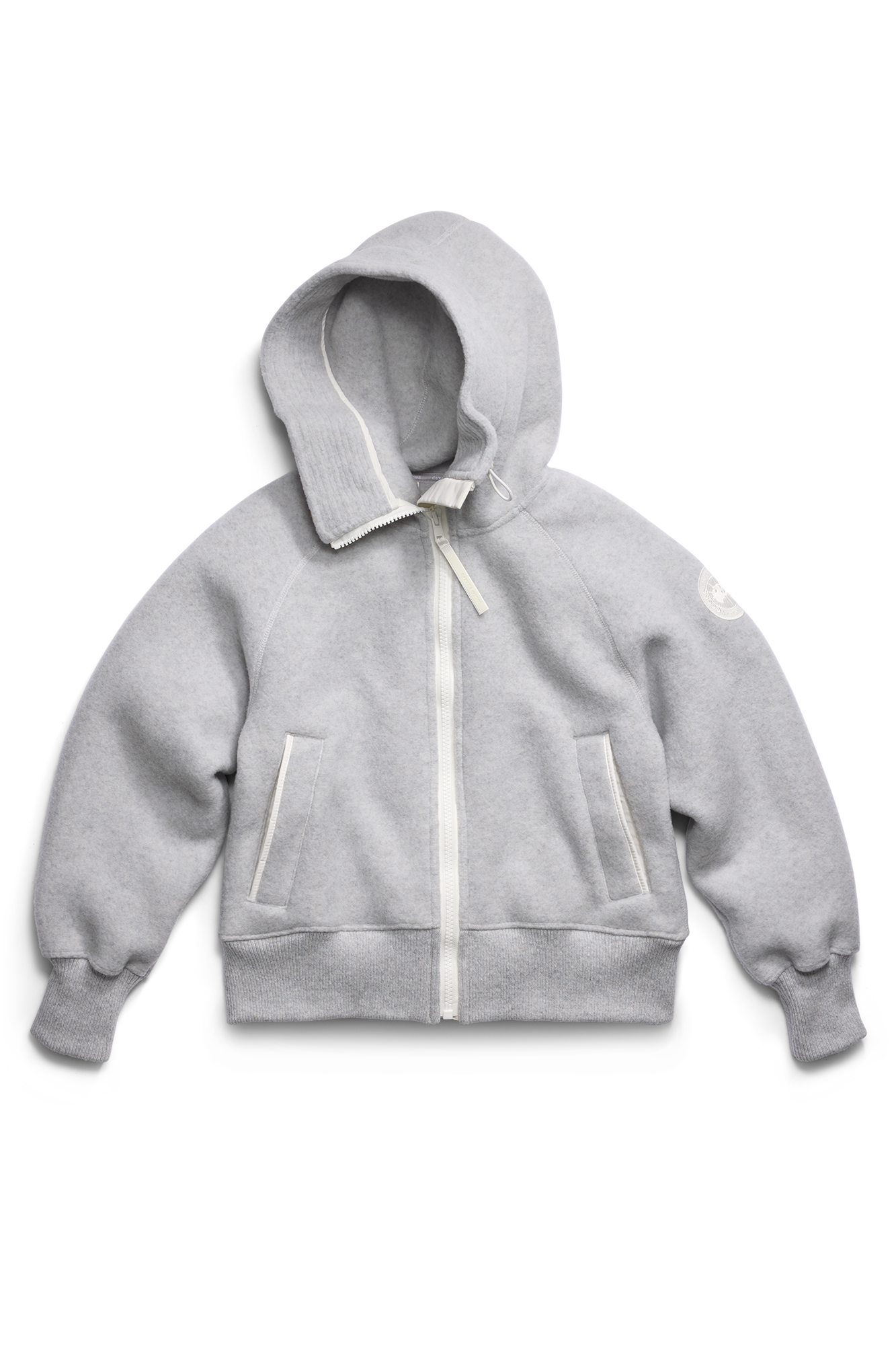 Chilliwack Bomber Kind Fleece White Label - Silverbirch Heather - Image 5