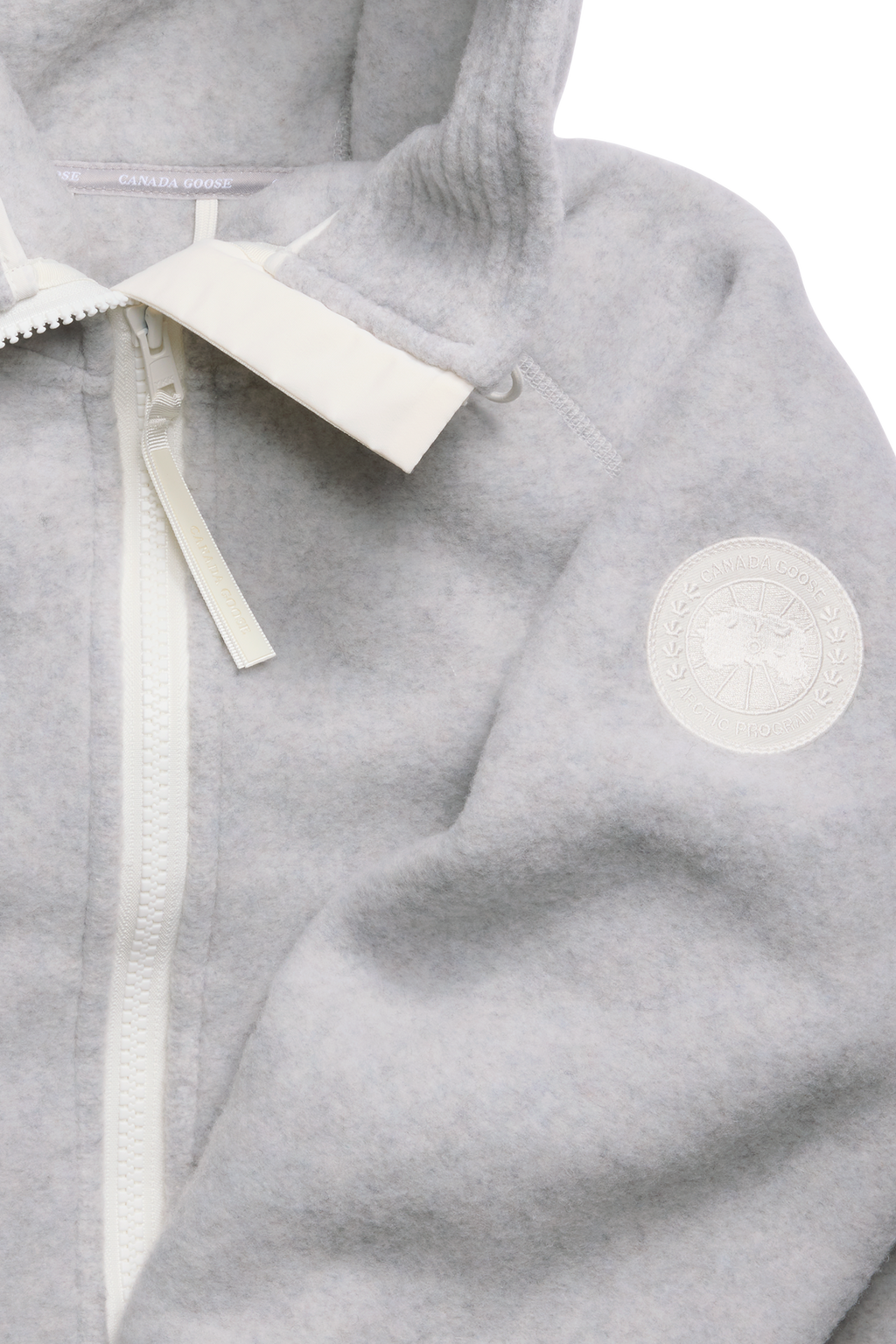 Chilliwack Bomber Kind Fleece White Label - Silverbirch Heather - Image 6