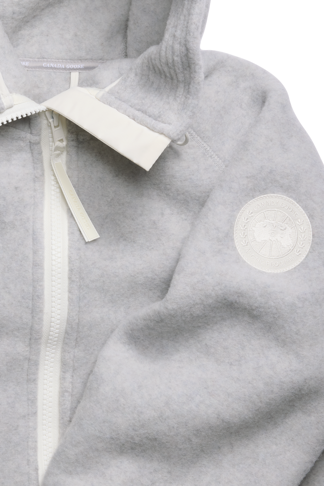 Chilliwack Bomber Kind Fleece White Label - Silverbirch Heather - Image 6