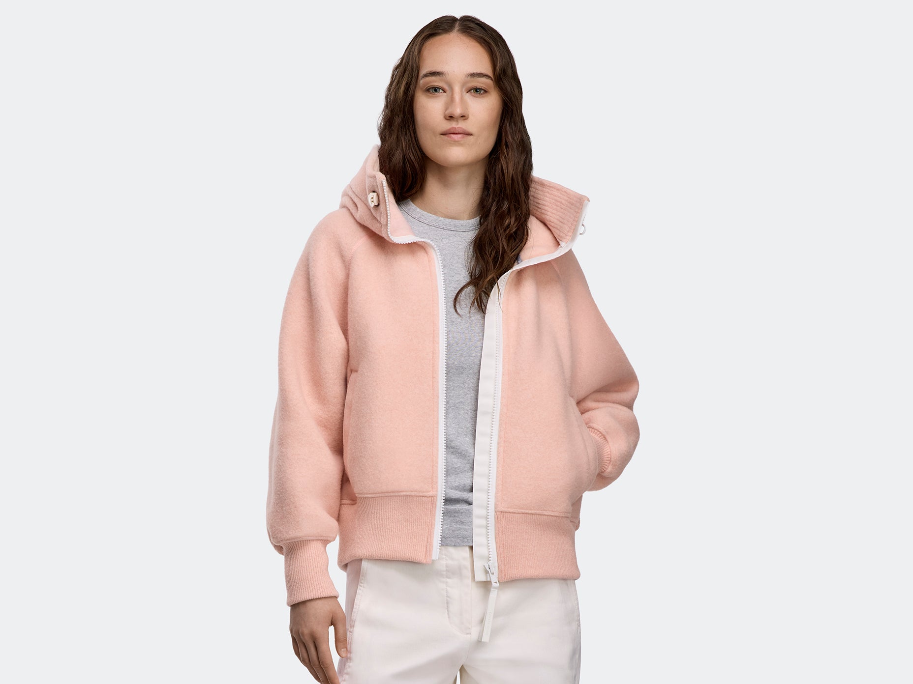 Chilliwack Bomber Kind Fleece White Label - Vintage Rose