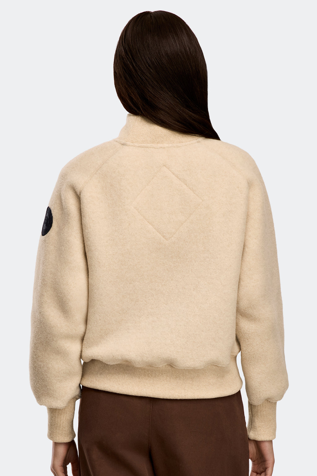 Sierra Fleece Bomber Black Label - Light Tan - Image 4