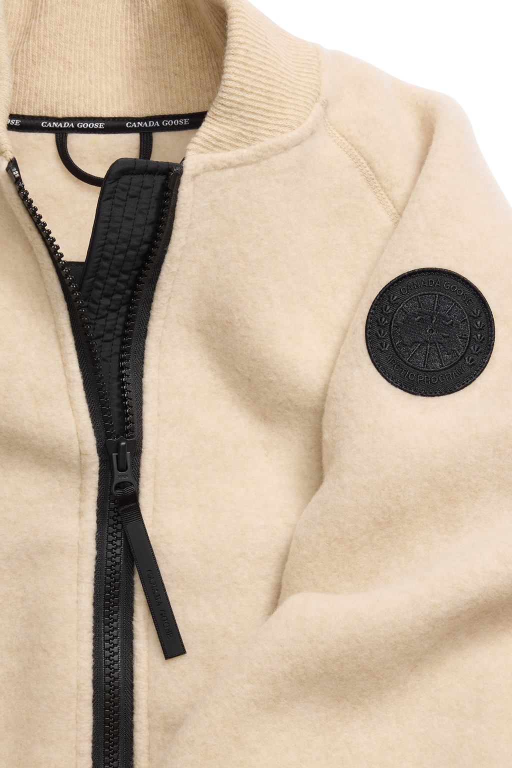 Sierra Fleece Bomber Black Label - Light Tan - Image 6