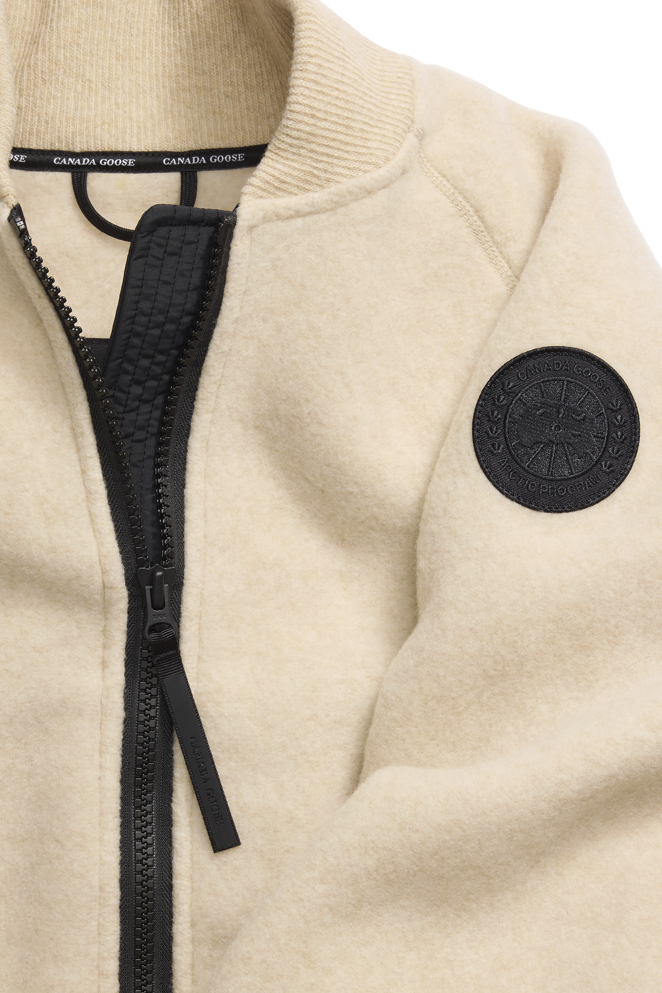 Sierra Fleece Bomber Black Label - Light Tan - Image 6