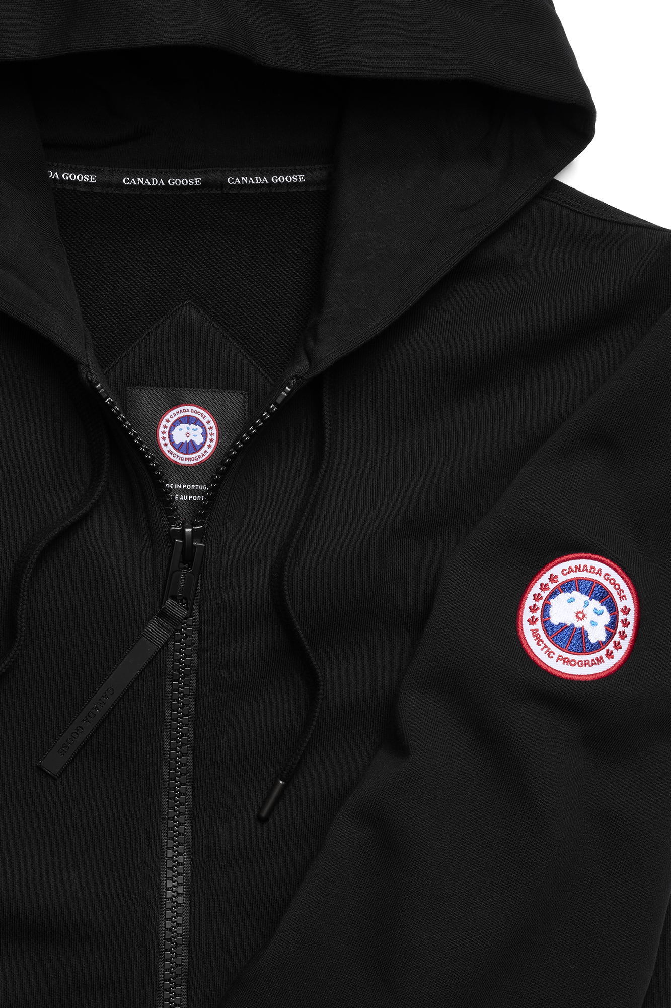 Huron Full Zip Hoodie (Men) - Black