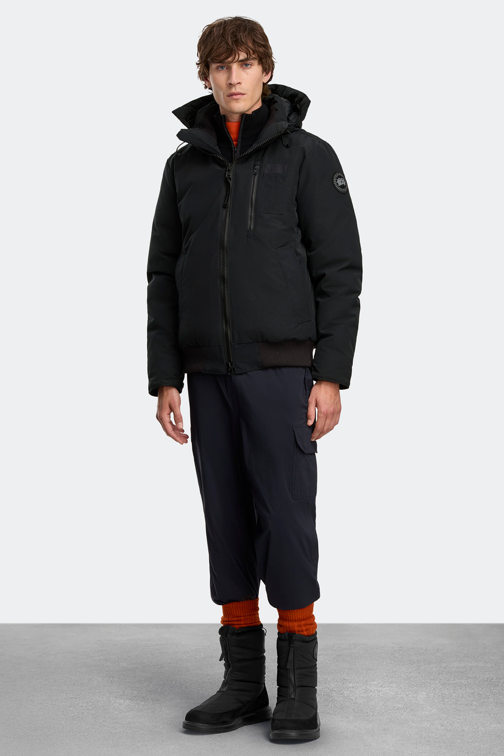 Men's Crofton Fold-Down Puffer Boot - Black