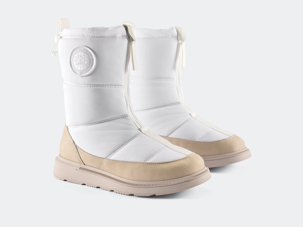 Women's Cypress Fold-Down Puffer Boot - White/Snowcap