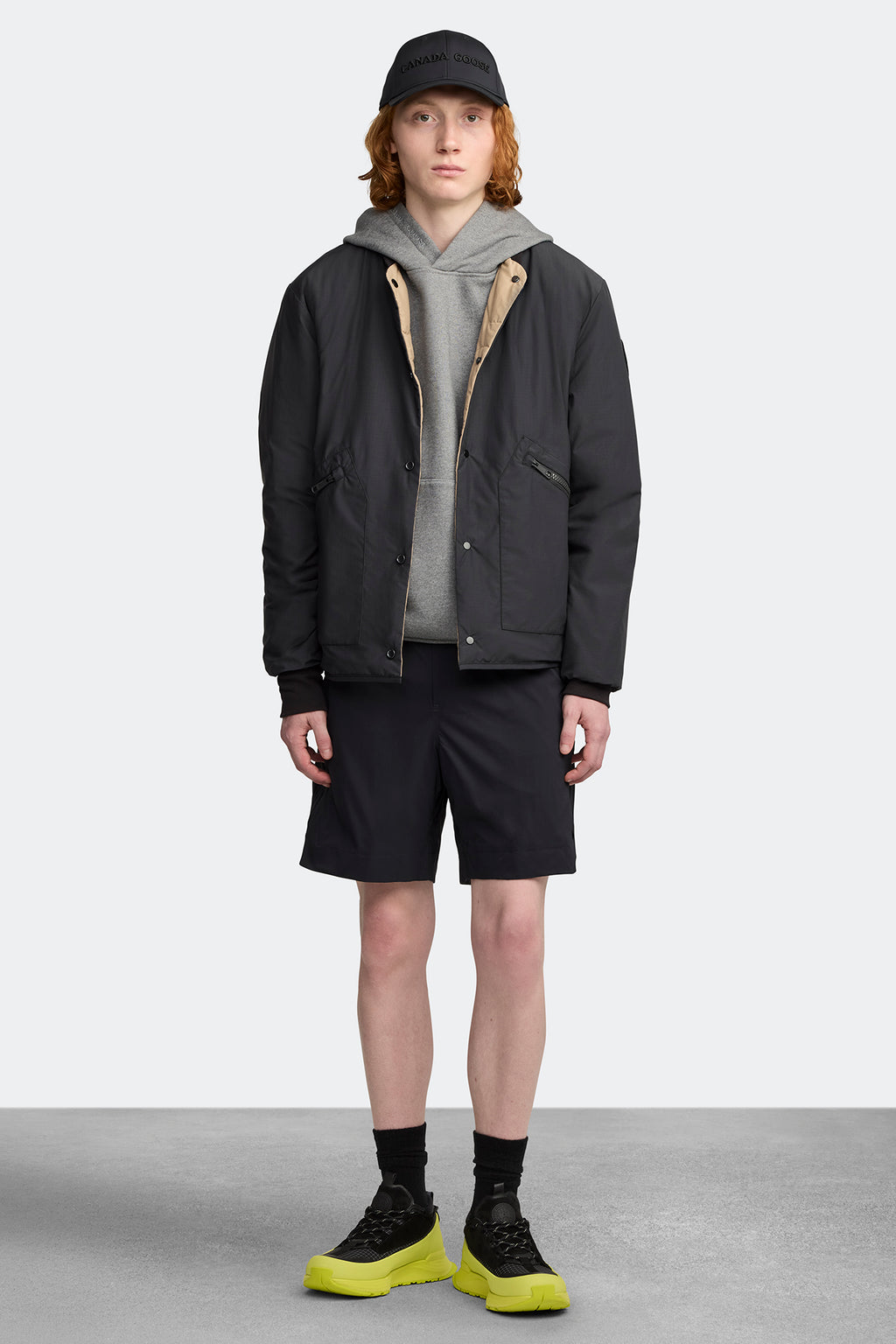 Men's Glacier Trail Sneaker - Dyneema - Black/ Summer Lime