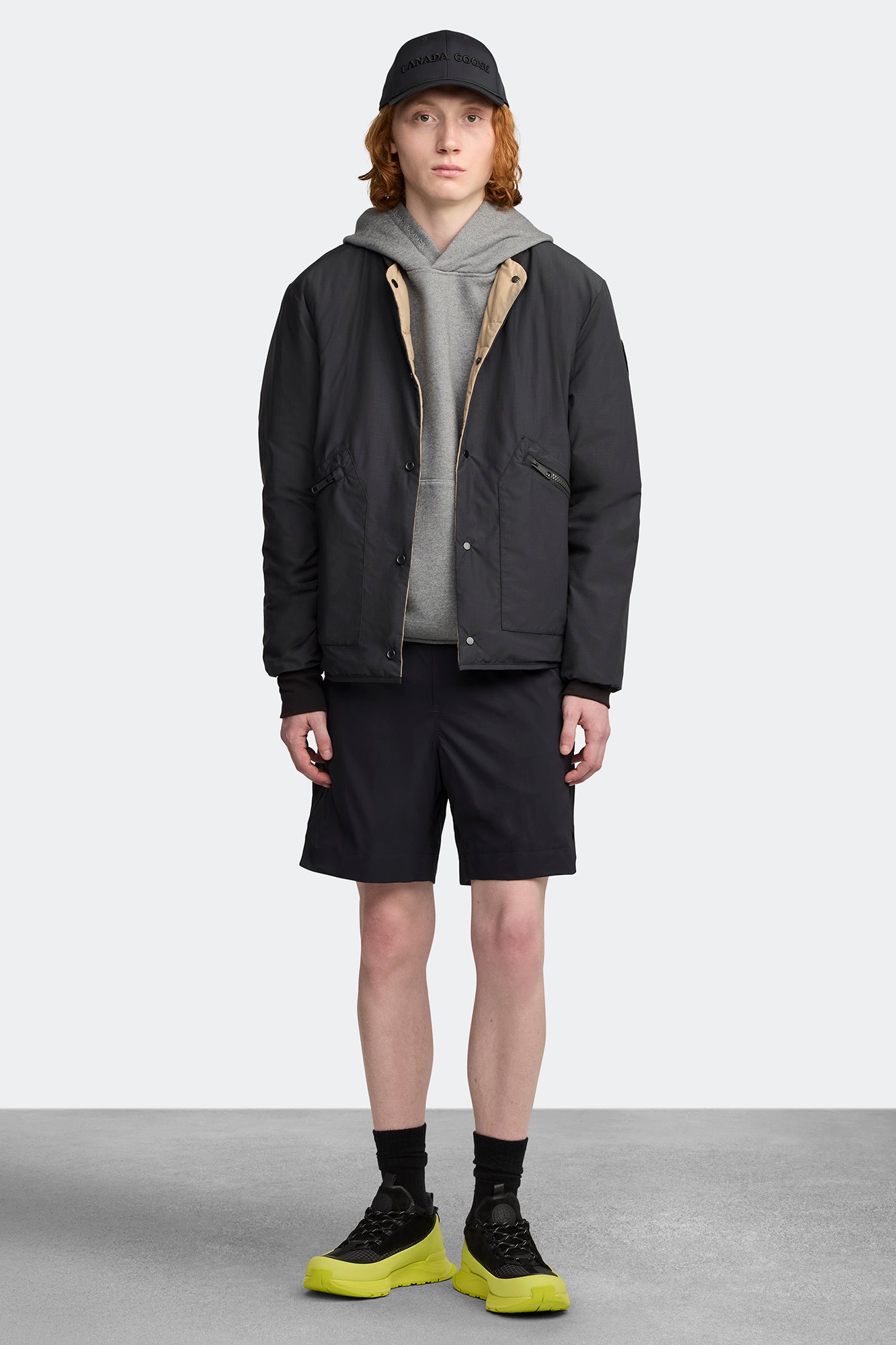 Men's Glacier Trail Sneaker - Dyneema - Black/ Summer Lime