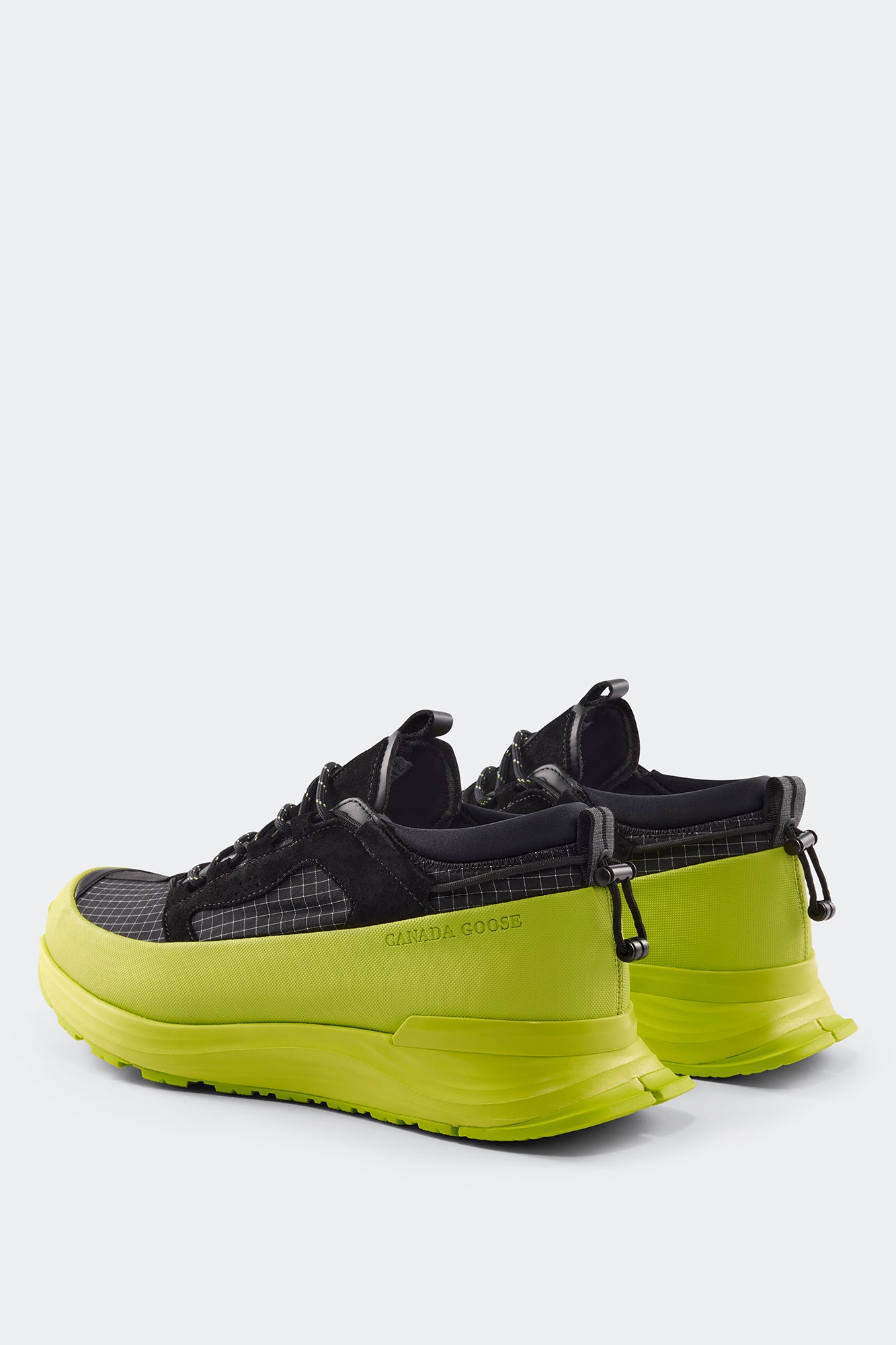 Men's Glacier Trail Sneaker - Dyneema - Black/ Summer Lime