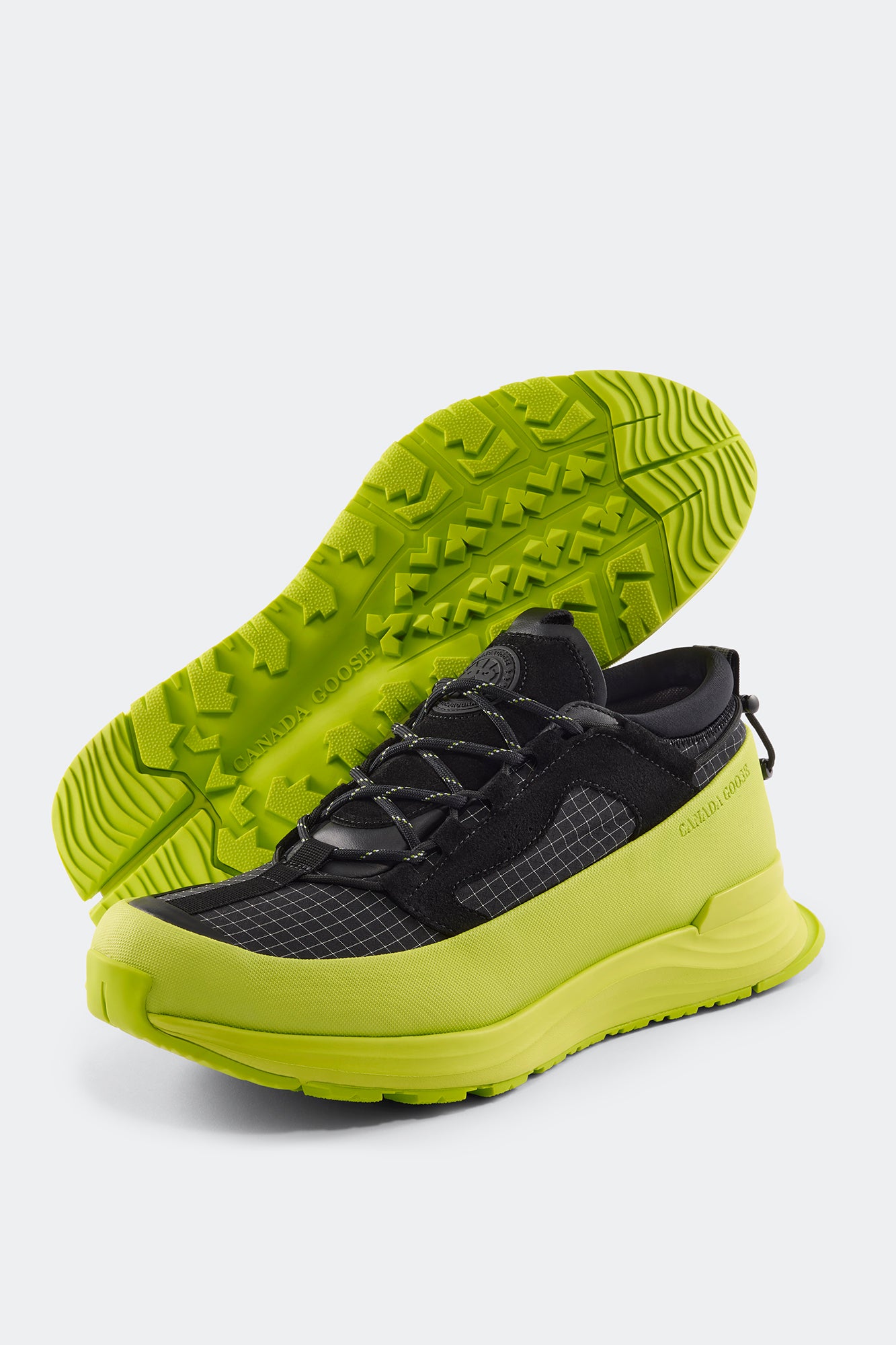 Men's Glacier Trail Sneaker - Dyneema - Black/ Summer Lime