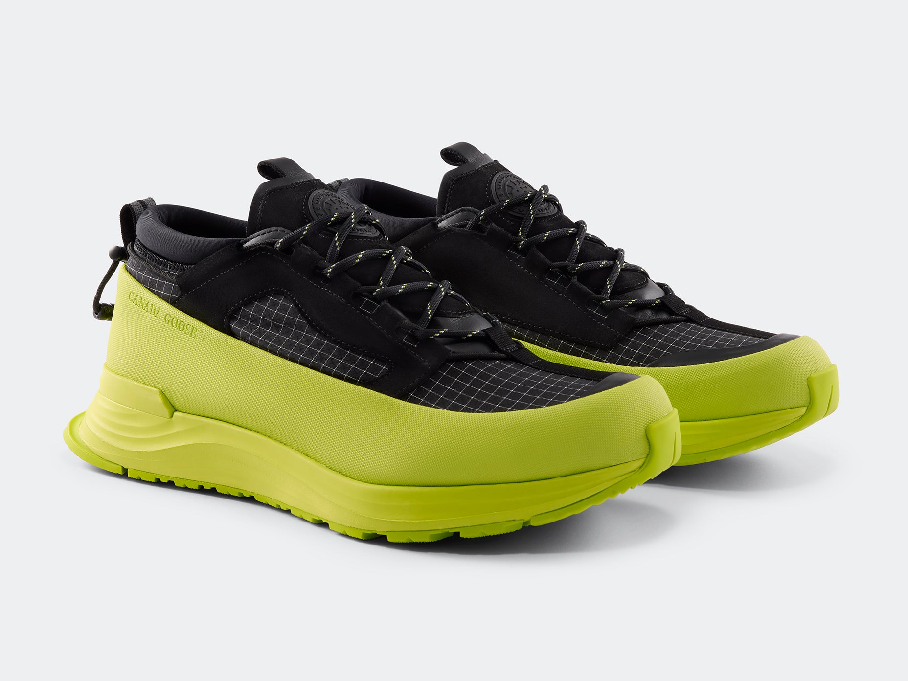Men's Glacier Trail Sneaker - Dyneema - Black/ Summer Lime