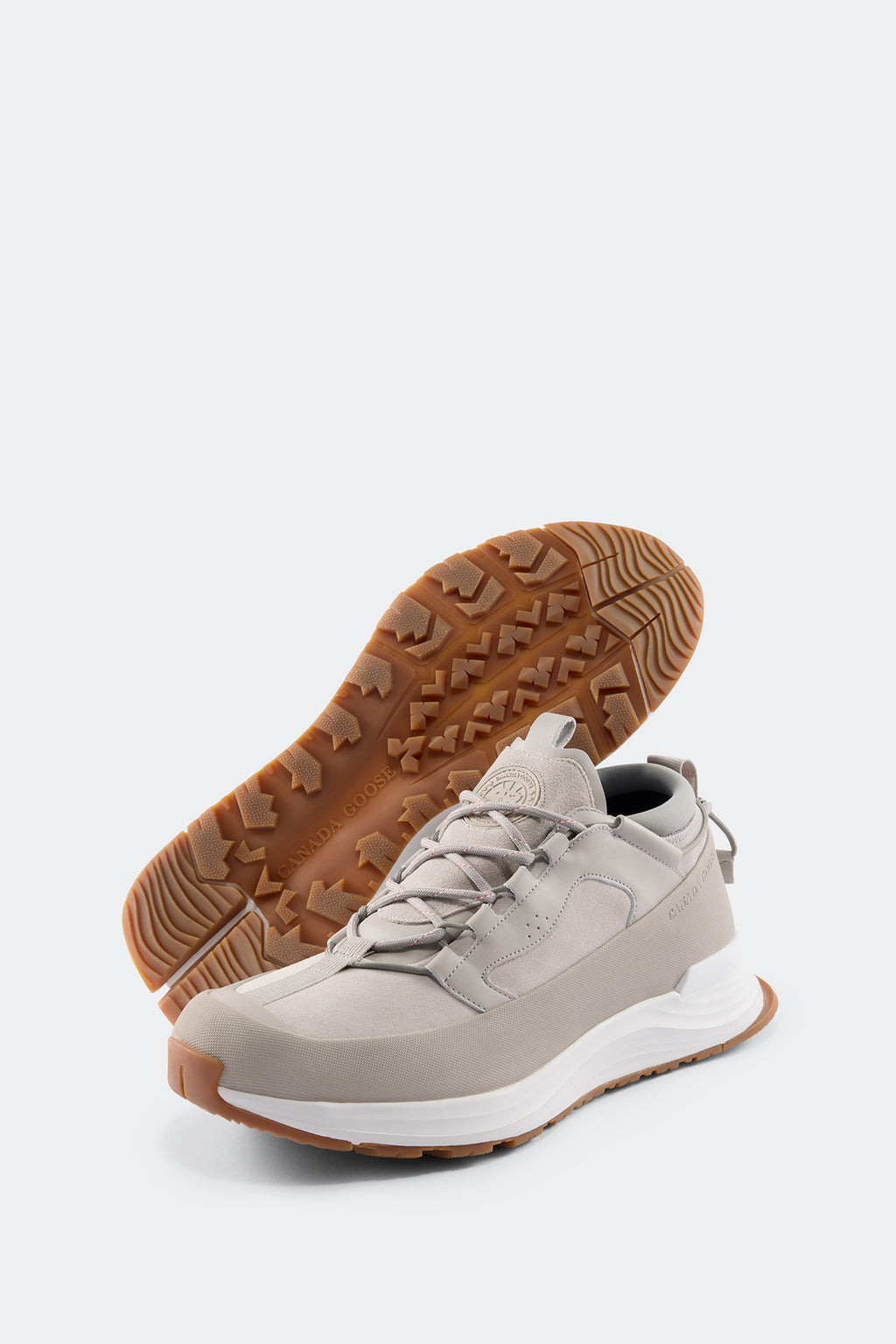 Men's Glacier Trail Sneaker - Limestone/White