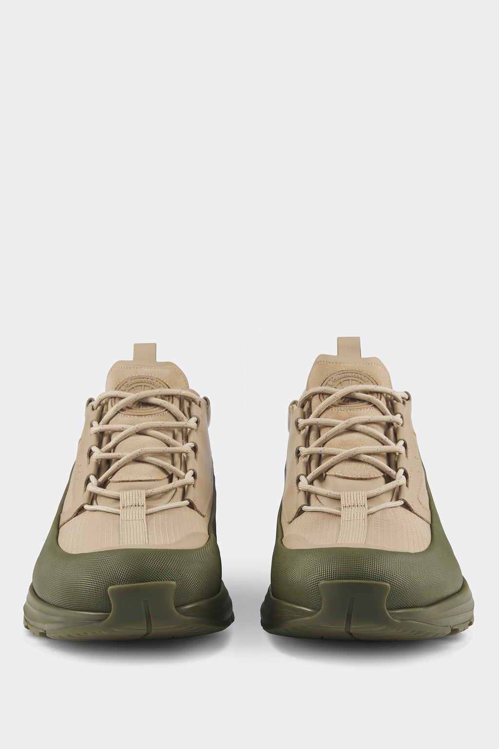 Men's Glacier Trail Sneaker - Tan/Military Green