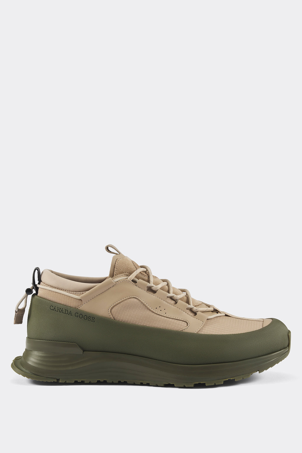 Men's Glacier Trail Sneaker - Tan/Military Green