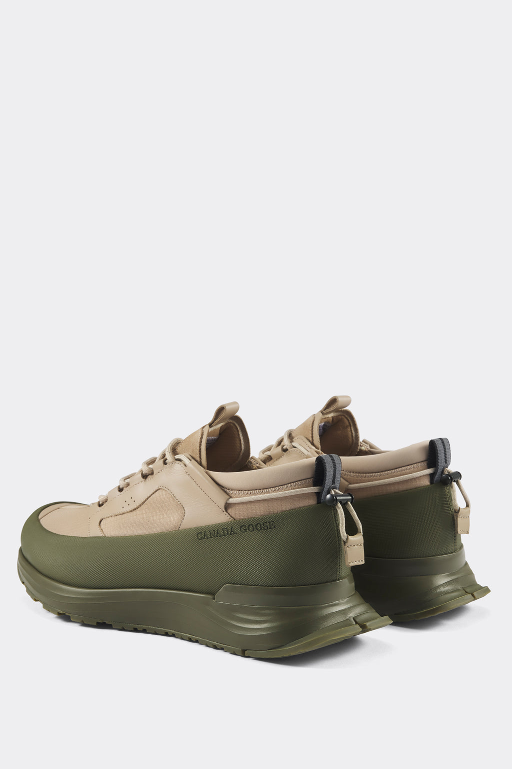 Men's Glacier Trail Sneaker - Tan/Military Green