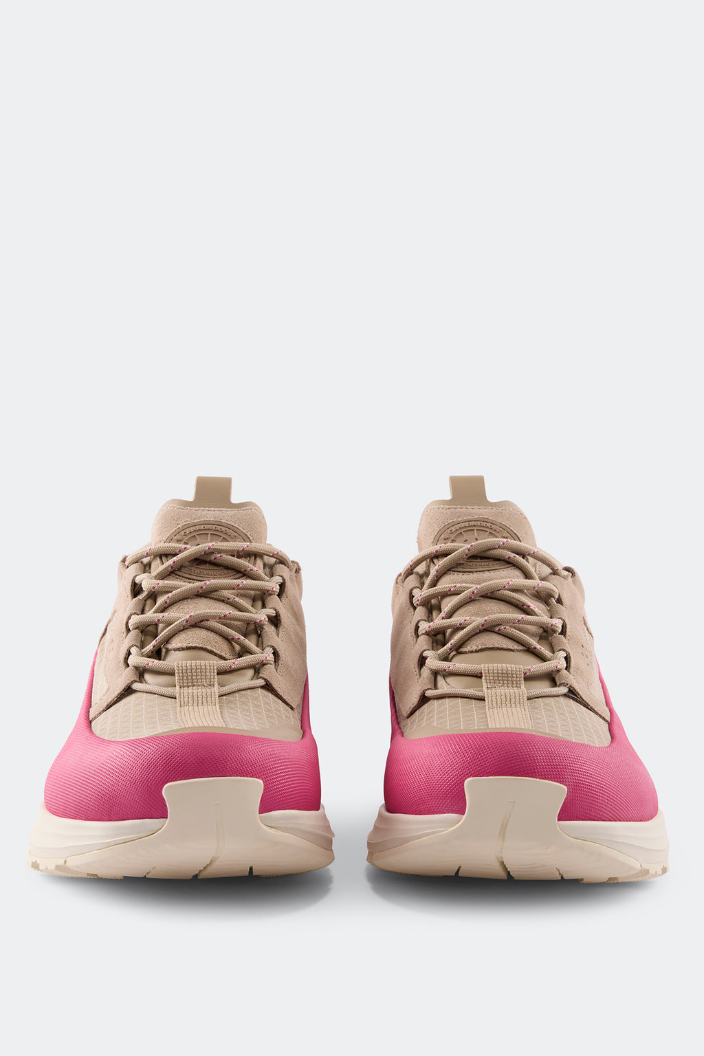 Women's Glacier Trail Sneaker - Dyneema - Tan/Summit Pink