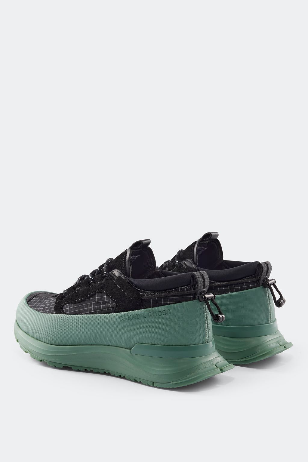 Women's Glacier Trail Sneaker - Dyneema - Black/Washed Green