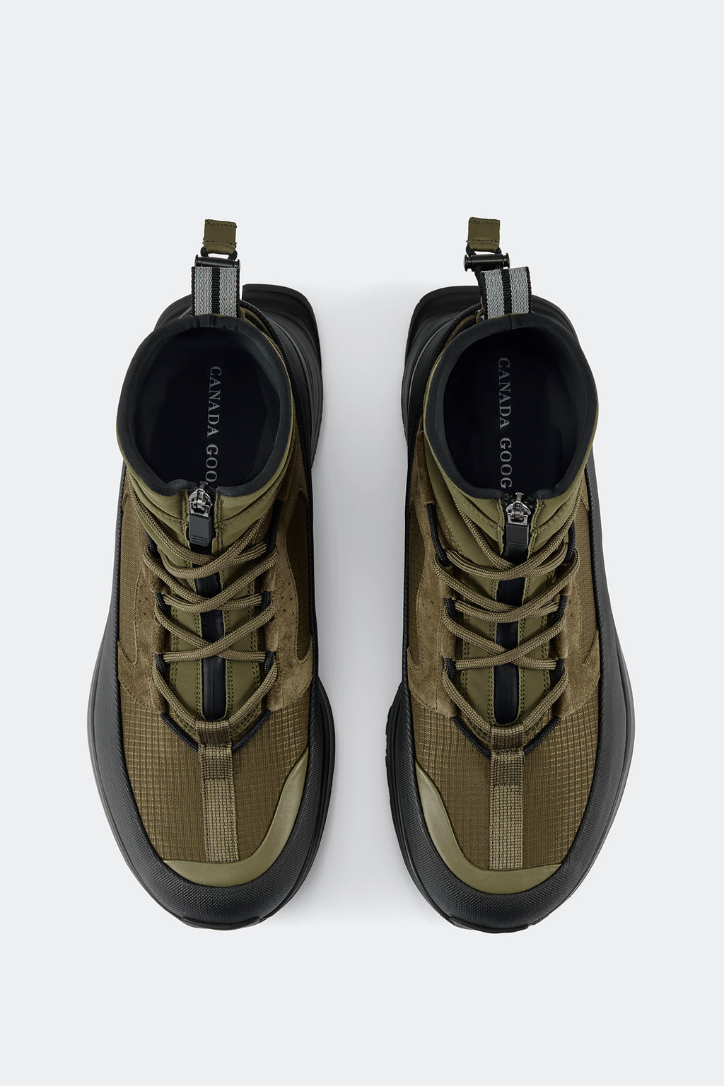 Men's Glacier Trail Sneaker High - Military Green/Black