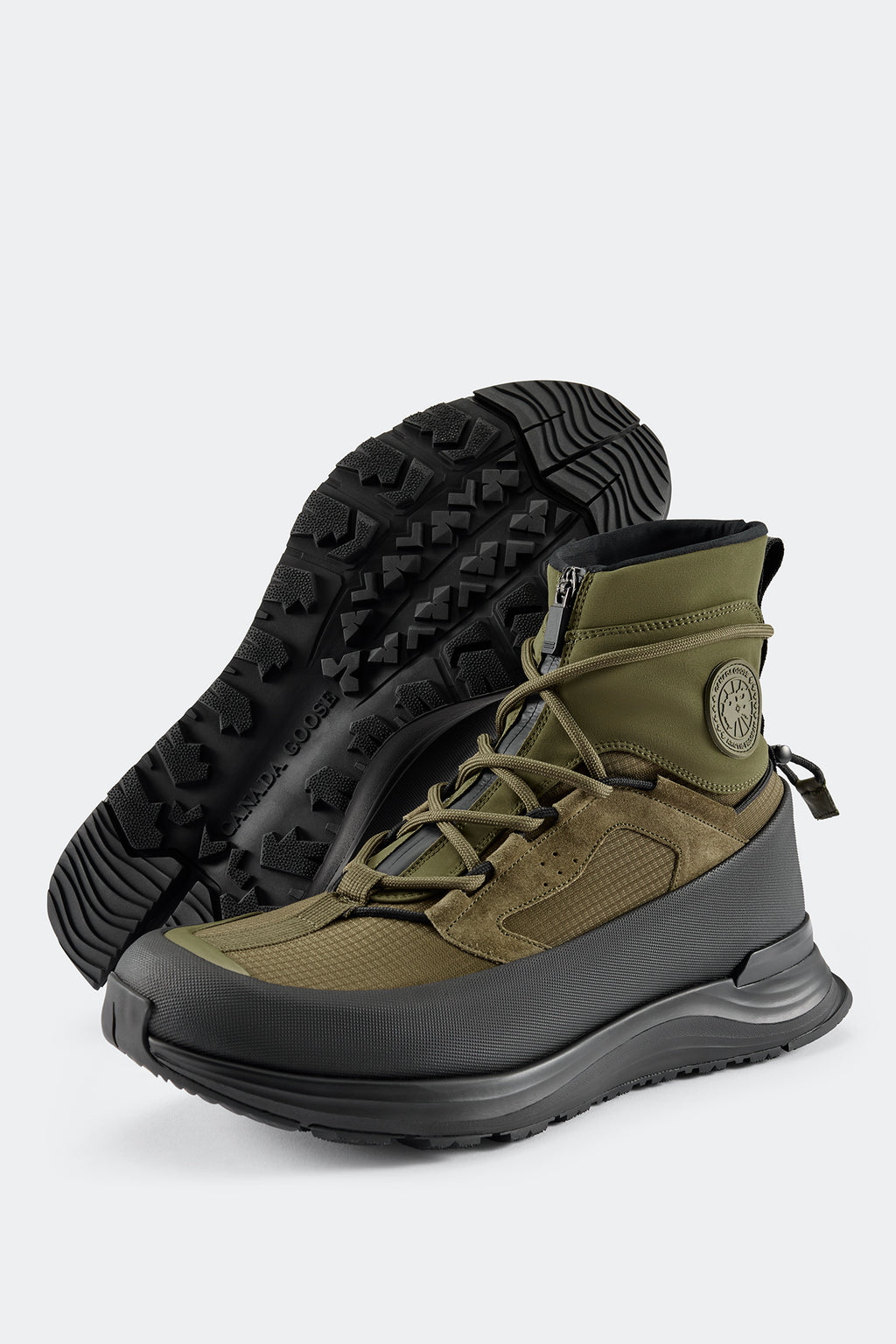 Men's Glacier Trail Sneaker High - Military Green/Black