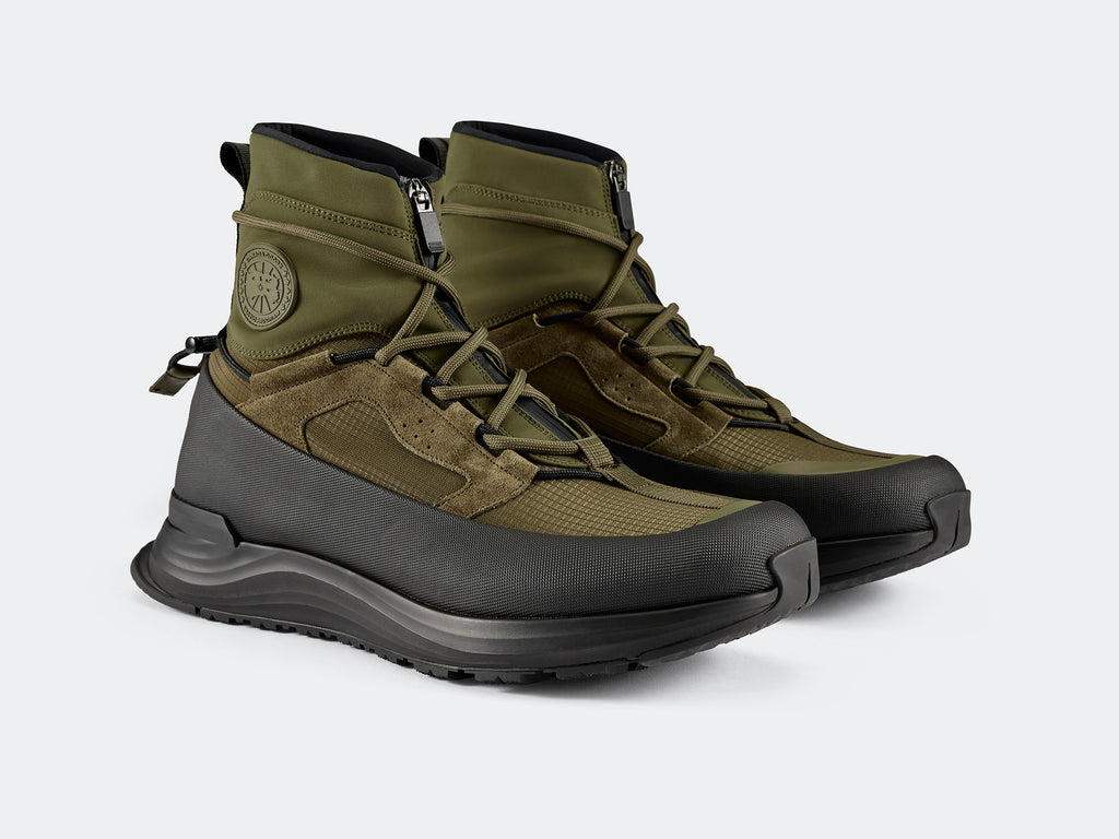 Men's Glacier Trail Sneaker High - Military Green/Black