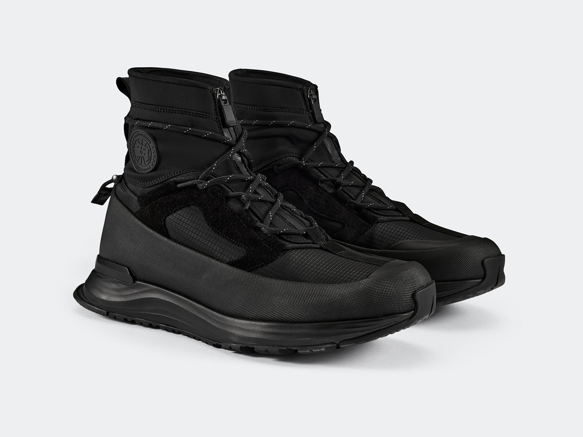 Men's Glacier Trail Sneaker High - Black