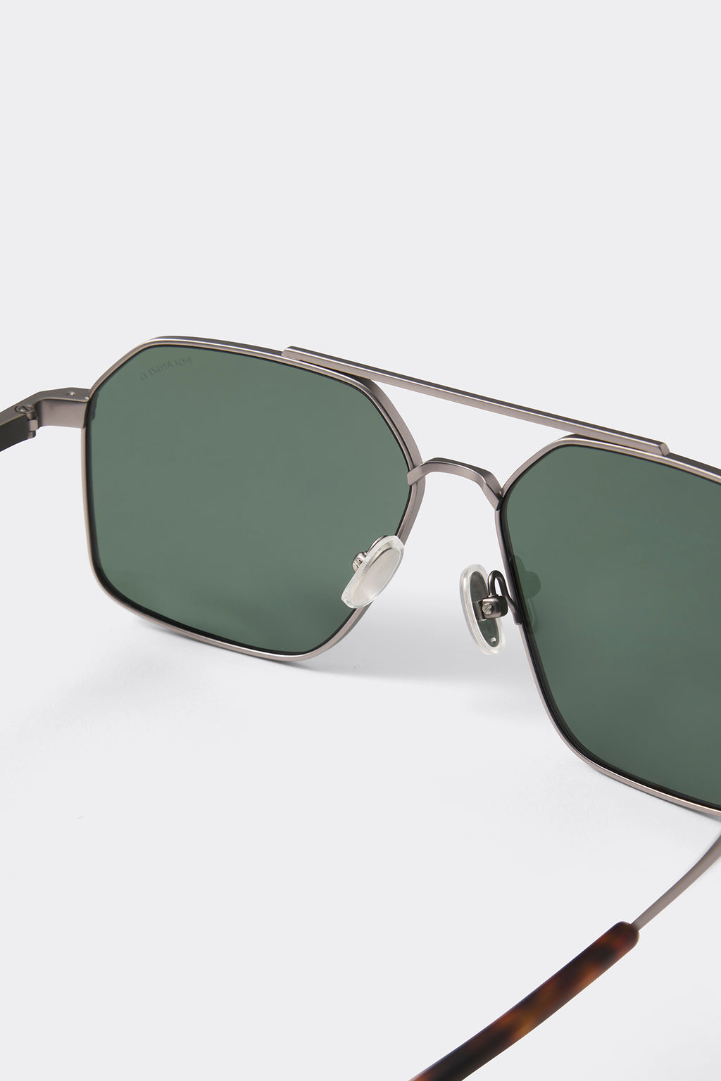 Moraine Sunglasses (Men) - Matte Light Gunmetal/Green - Image 4