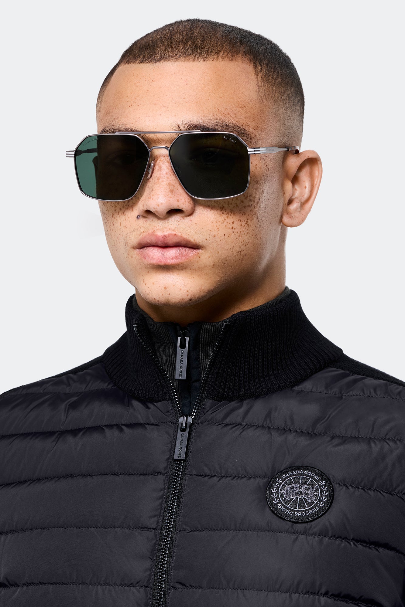 Moraine Sunglasses (Men) - Matte Light Gunmetal/Green - Image 5