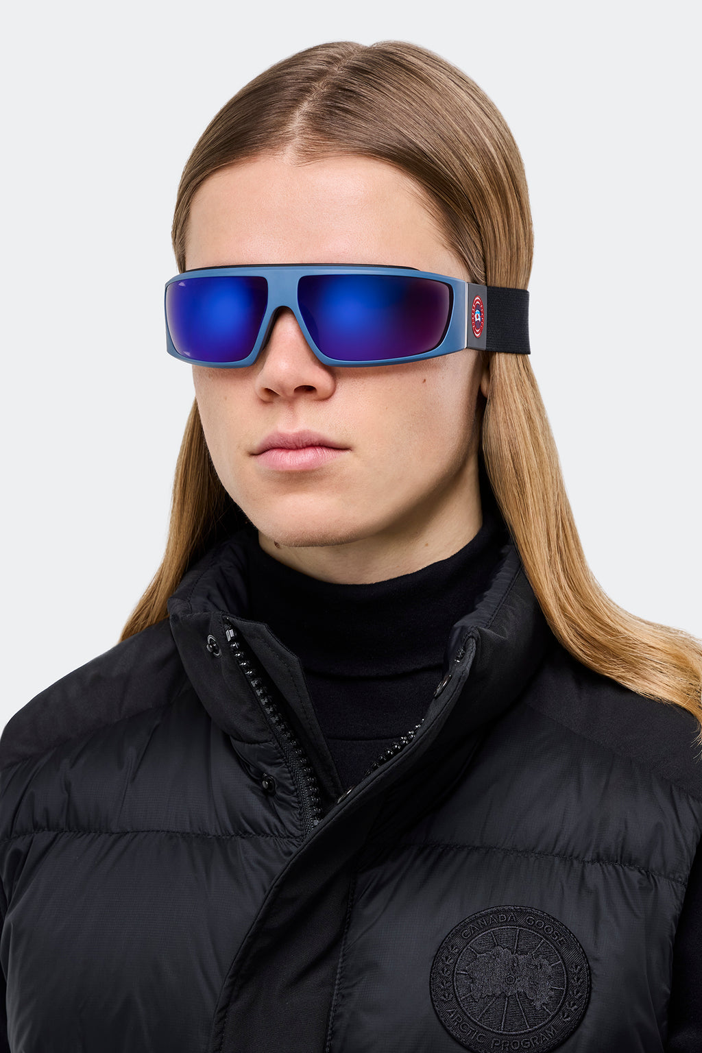 Summit Sunglasses - Matte Blue/Mirror Blue - Image 6