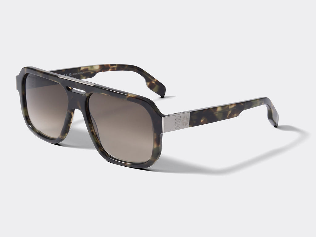Milford Sunglasses (Men) - Havana Khaki/Gradient Brown Smoke
