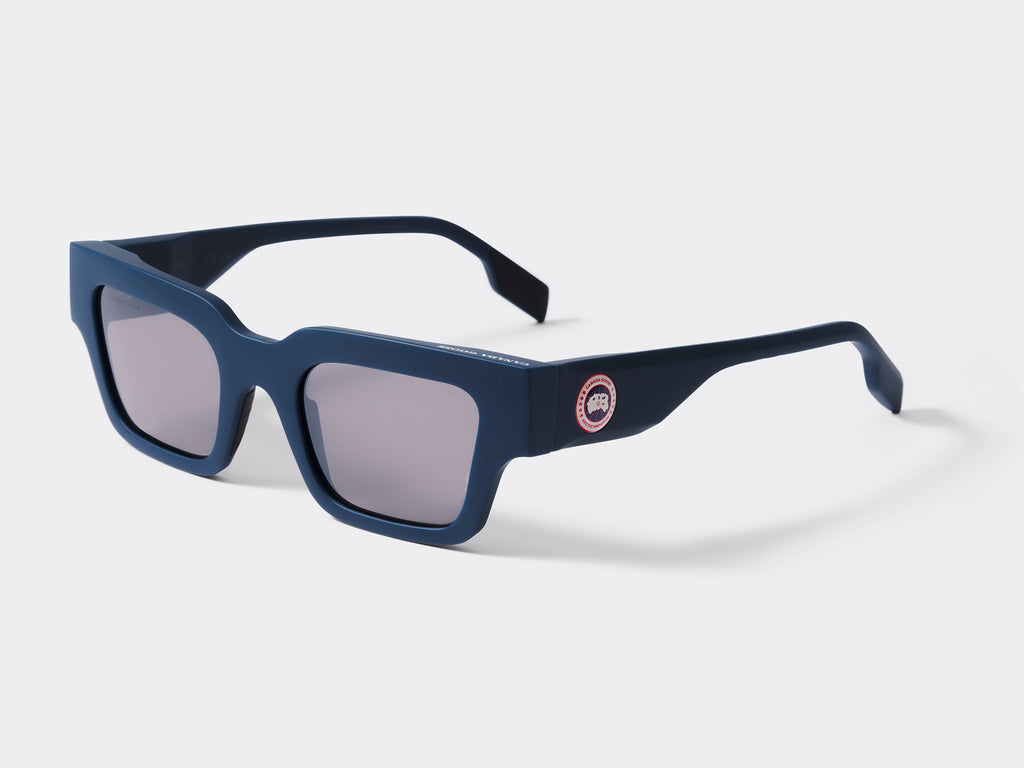 Waddington Sunglasses - Matte Blue/Smoke