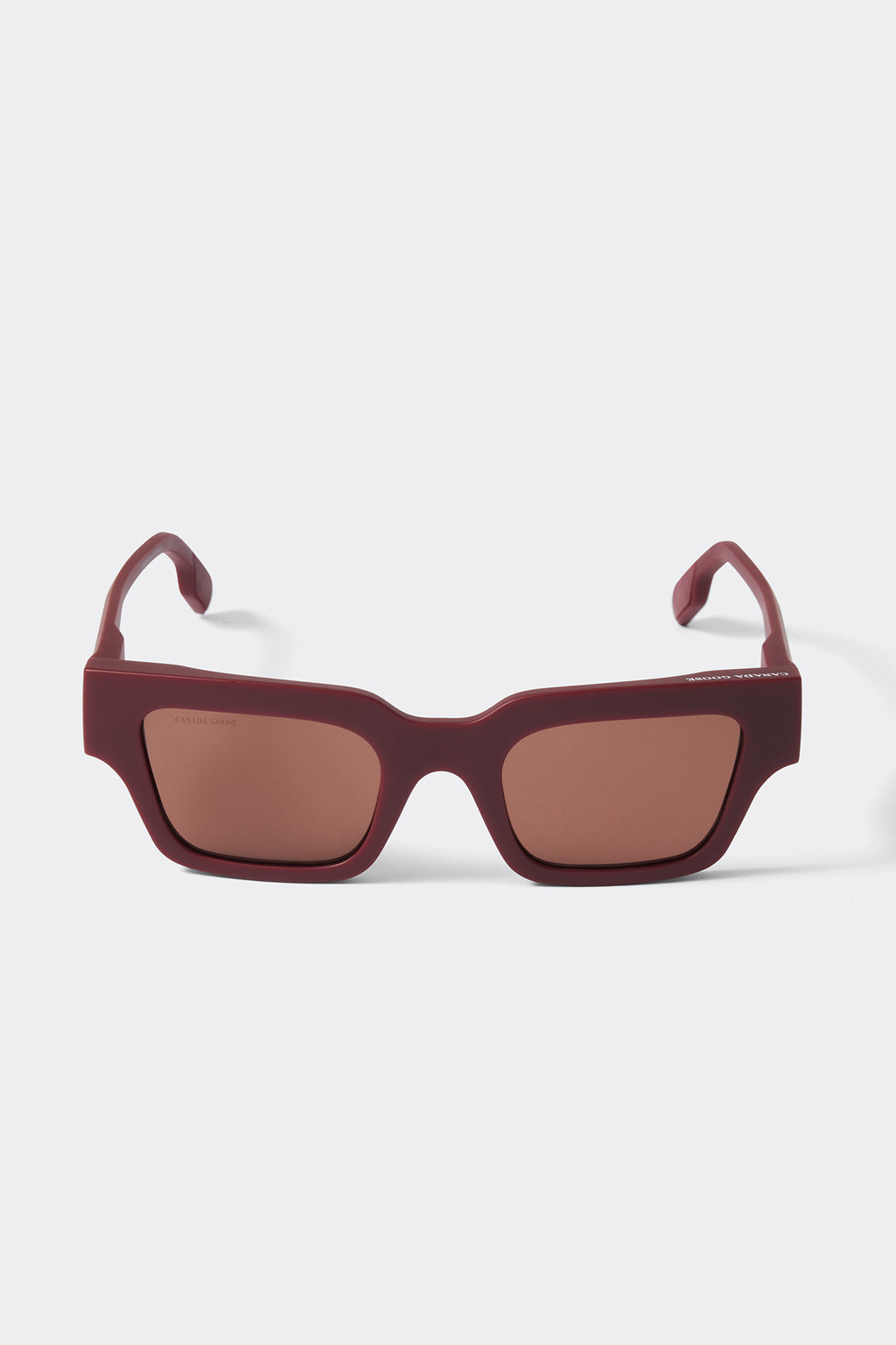 Waddington Sunglasses - Matte Burgundy/Light Brown - Image 2
