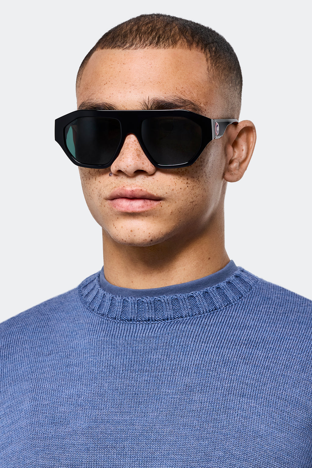 Tekapo Sunglasses (Men) - Black/Blue - Image 5