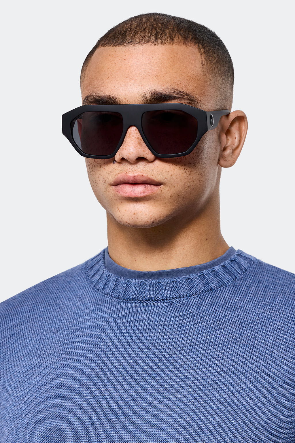 Tekapo Sunglasses (Men) - Matte Black/Grey-Green - Image 5