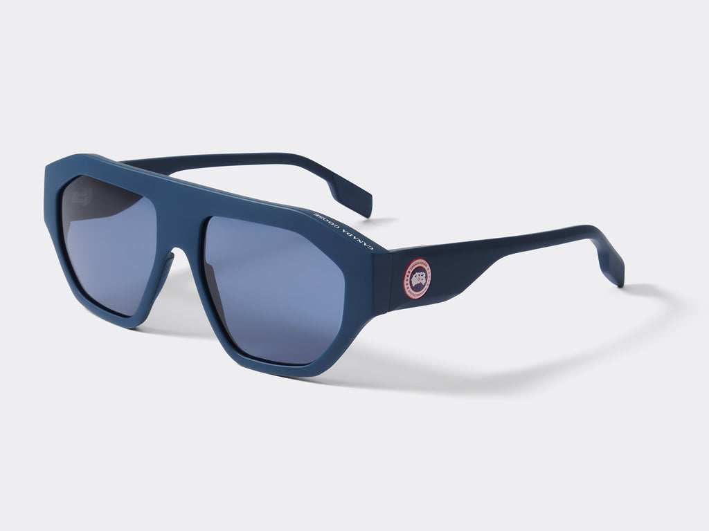 Tekapo Sunglasses (Men) - Matte Blue/Blue