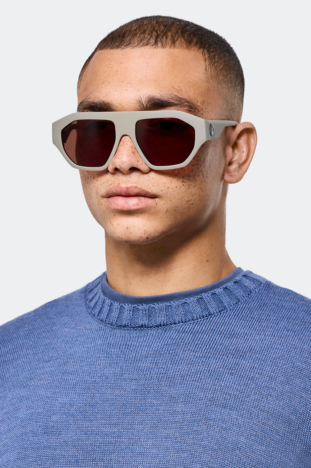 Tekapo Sunglasses (Men) - Matte Sage/Brown - Image 5