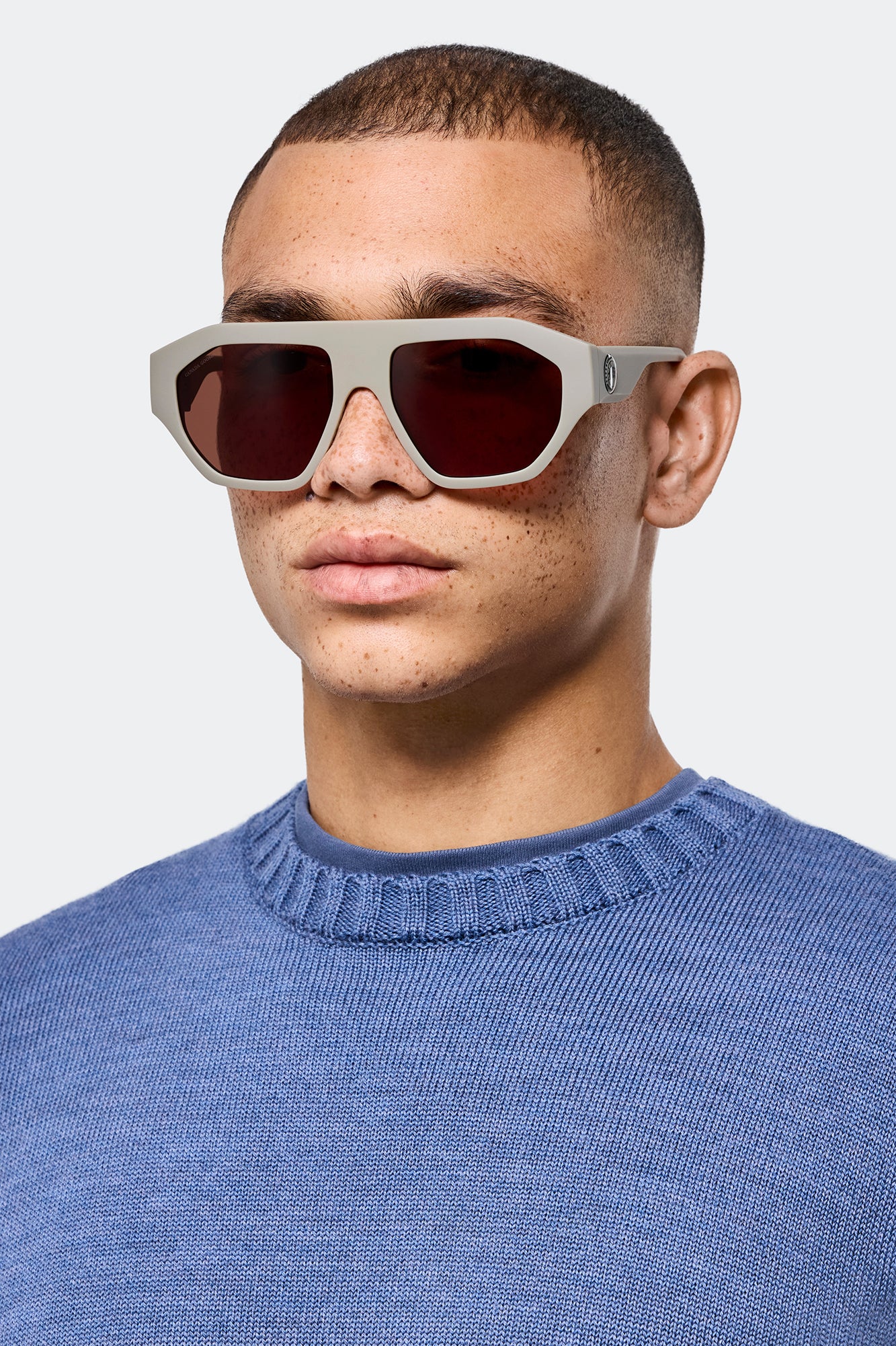Tekapo Sunglasses (Men) - Matte Sage/Brown - Image 5