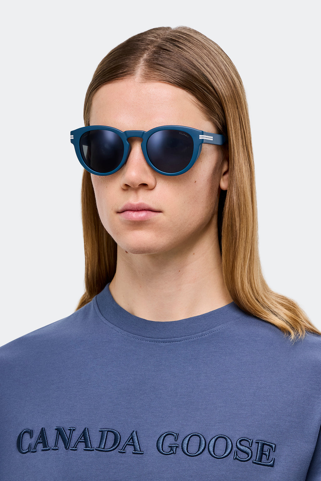 Salar Sunglasses - Matte Blue/Grey Flash - Image 5
