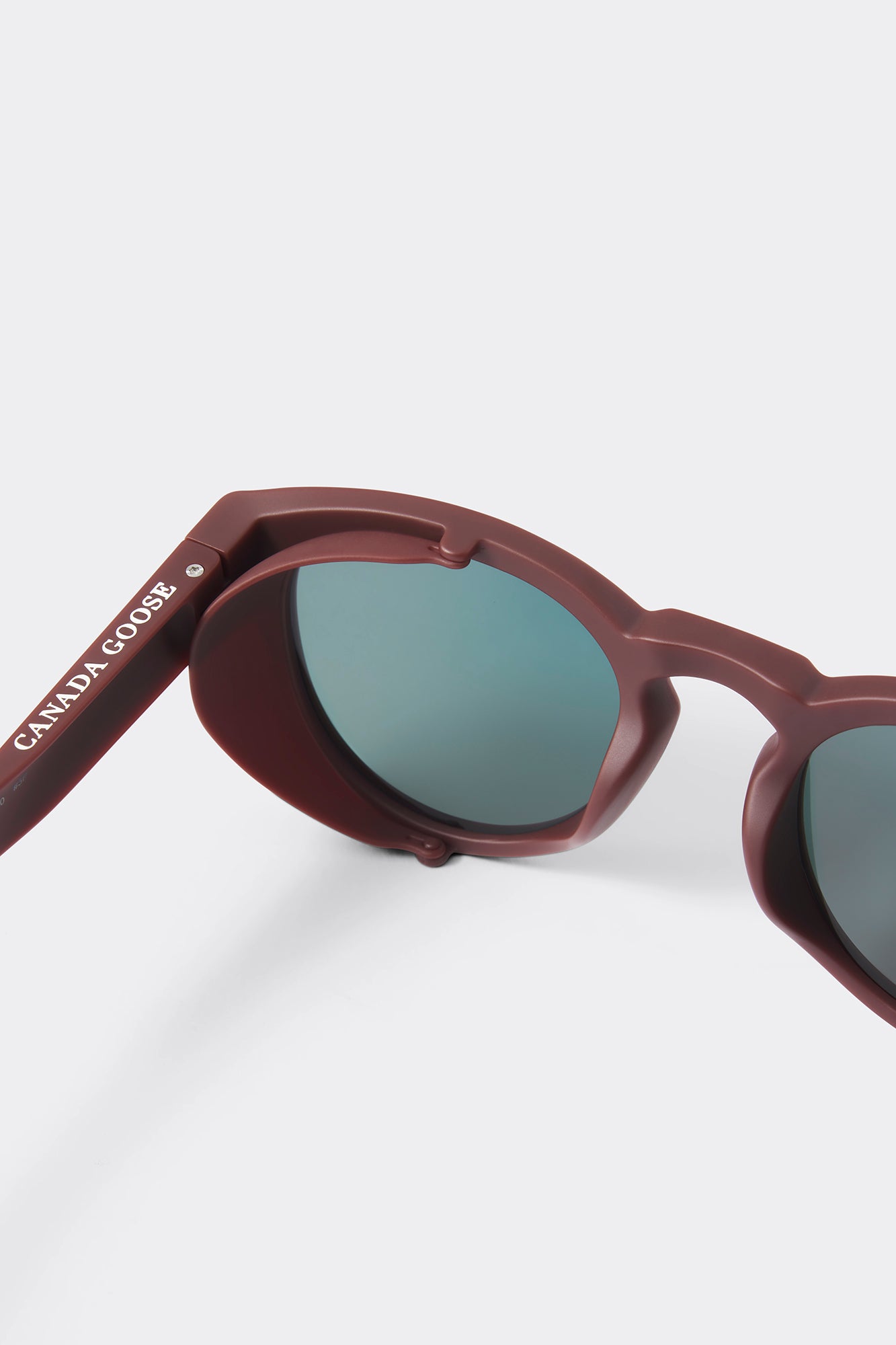 Salar Sunglasses - Matte Burgundy/Grey Flash Red - Image 4