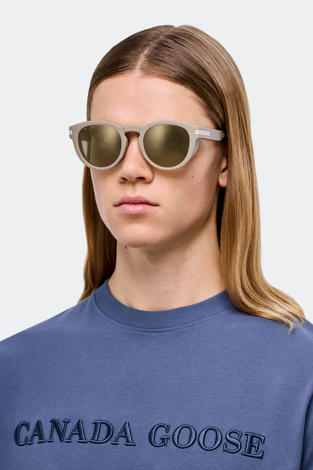 Salar Sunglasses - Matte Sand/Grey Flash Gold - Image 5