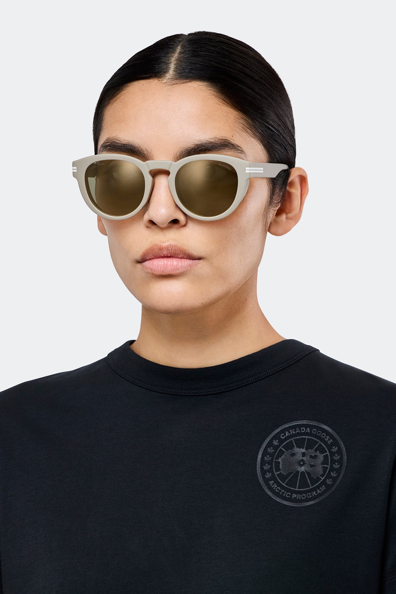 Salar Sunglasses - Matte Sand/Grey Flash Gold - Image 6