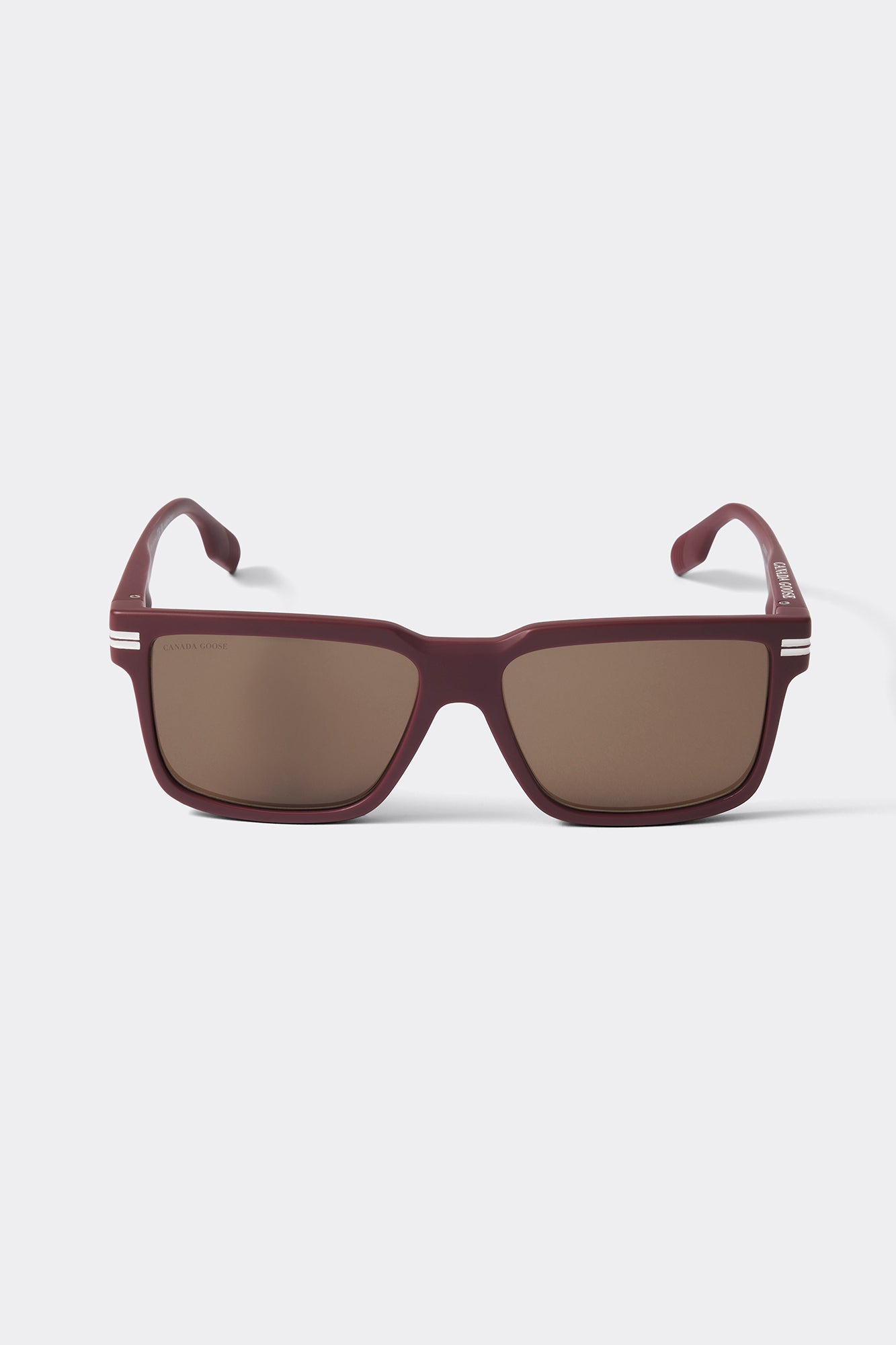 Redwood Sunglasses (Men) - Matte Burgundy/Brown - Image 2