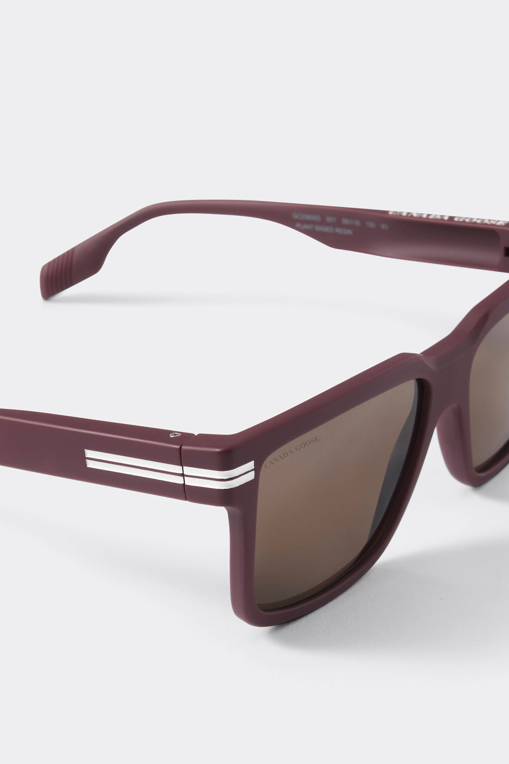 Redwood Sunglasses (Men) - Matte Burgundy/Brown - Image 3