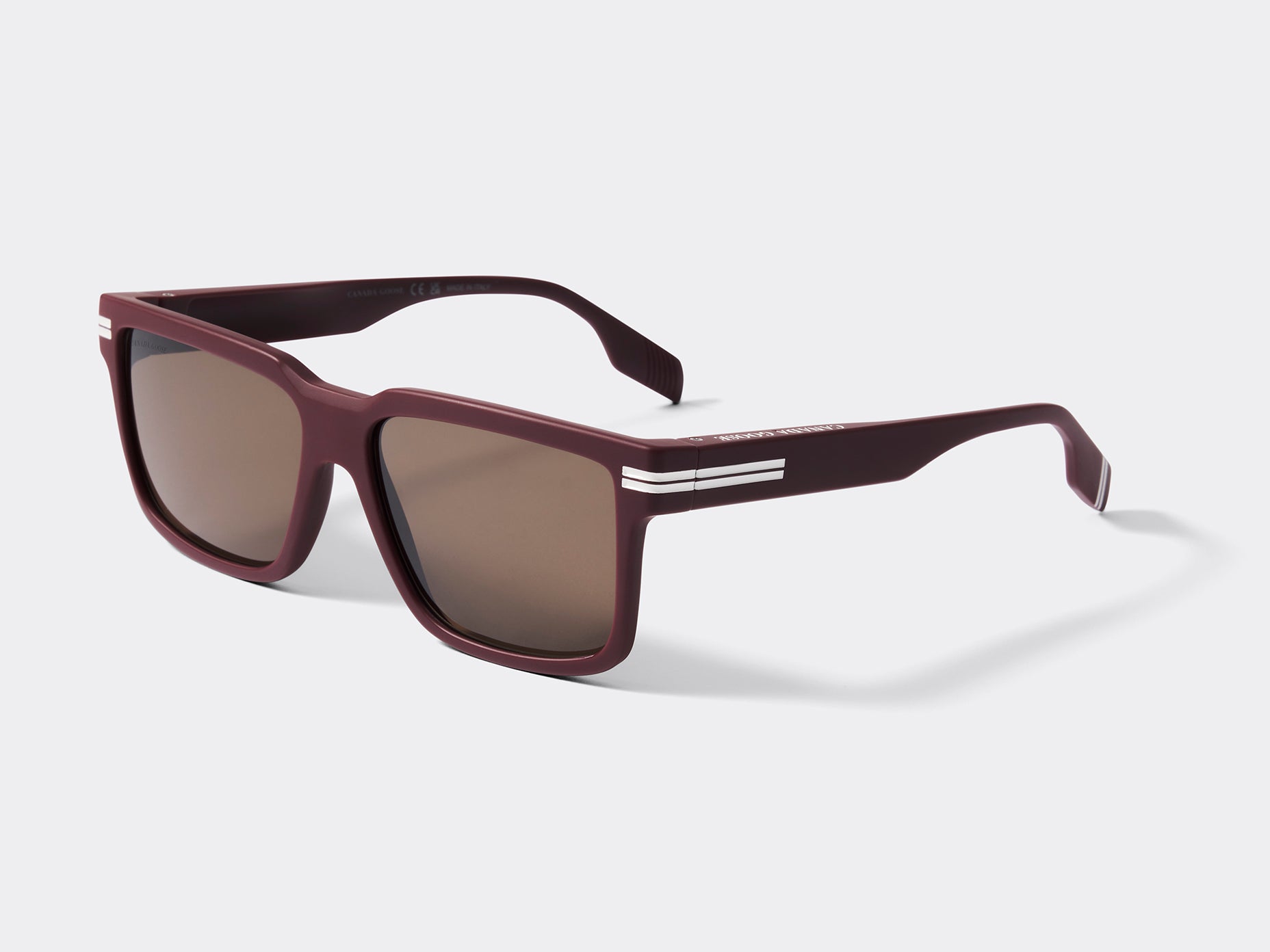 Redwood Sunglasses (Men) - Matte Burgundy/Brown