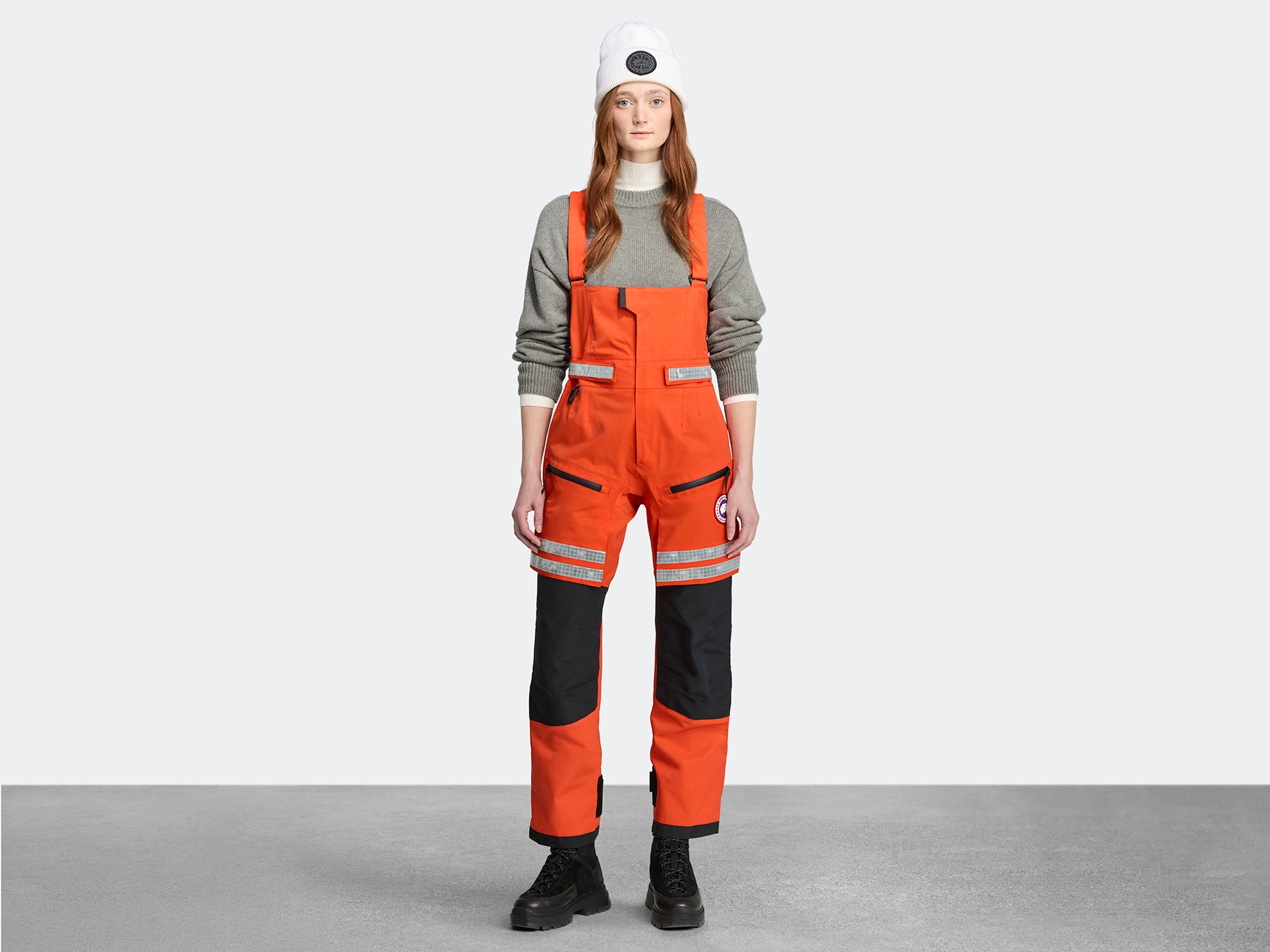 Sea Mantra Bib Overall (Women) - Signal Orange