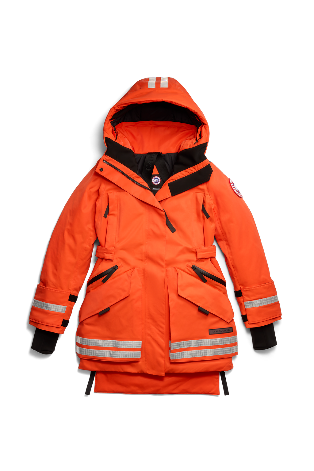 Sea Mantra Parka (Women) - Signal Orange - Image 6